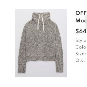 Offline by Aerie Snowday Mock Neck Sweatshirt